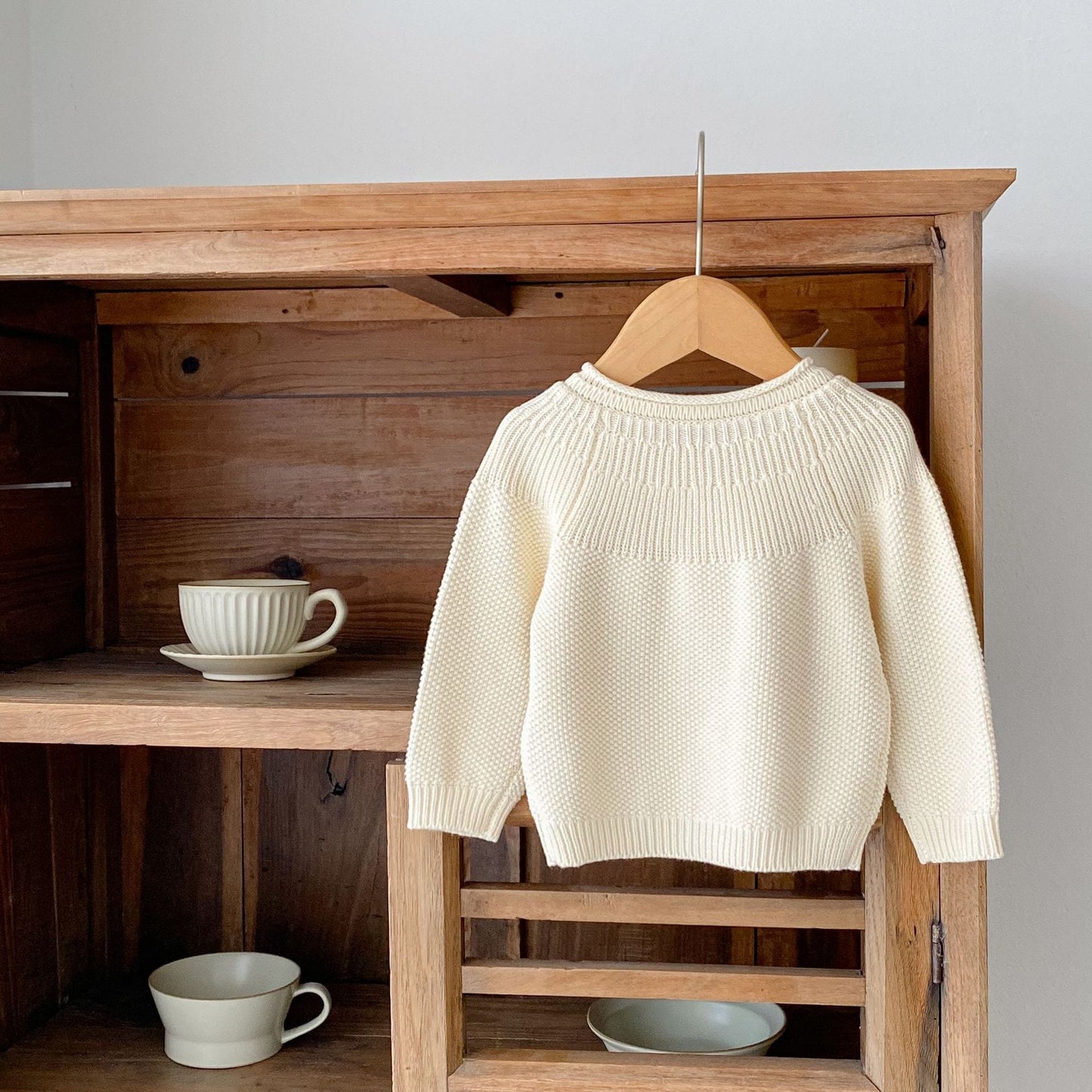Aster Bloom Cotton Knit Cardigan (3m-3yrs)