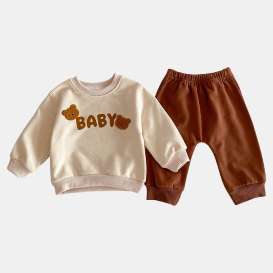 Baby Bear Cotton Lounge Set (6m-4yrs)