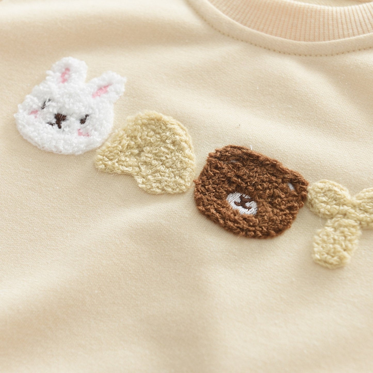 Baby Besties Cotton Lounge Set, Cream (3m-3yrs)