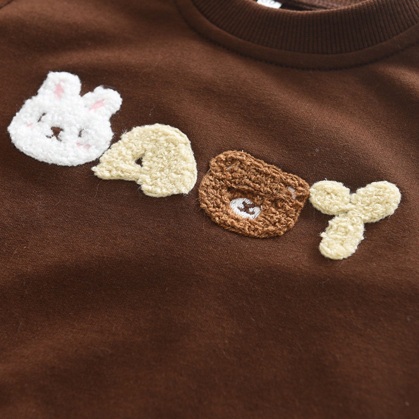 Baby Besties Cotton Lounge Set, Brown (3m-3yrs)