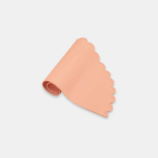 Rolled Daydream Cloud Silicone Placemat, Carrot - Bambisserie