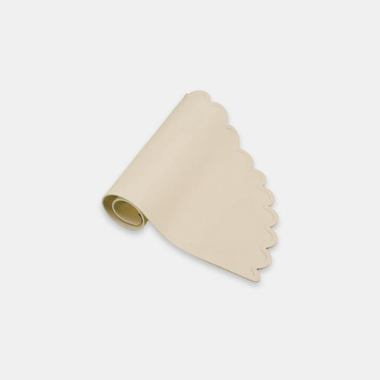 Rolled Daydream Cloud Silicone Placemat, Milk Tea - Bambisserie
