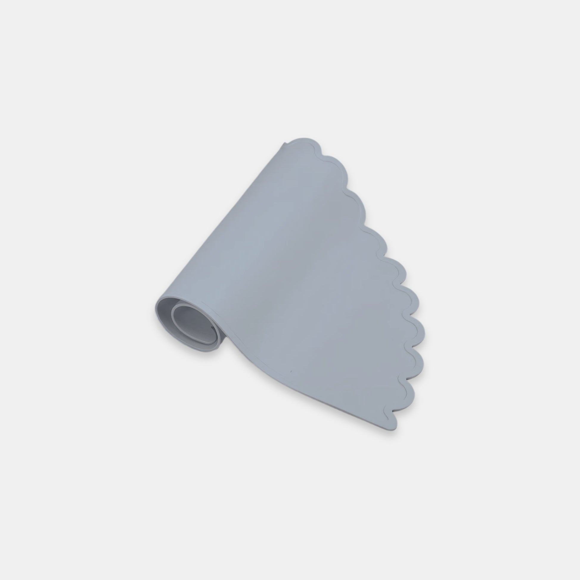 Rolled Daydream Cloud Silicone Placemat, Pebble - Bambisserie