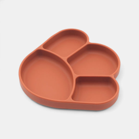 Silicone Paw Suction Plate, Caramel - Bambisserie