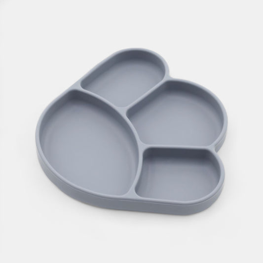 Silicone Paw Suction Plate, Pebble - Bambisserie