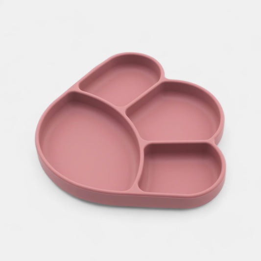 Silicone Paw Suction Plate, Rose - Bambisserie