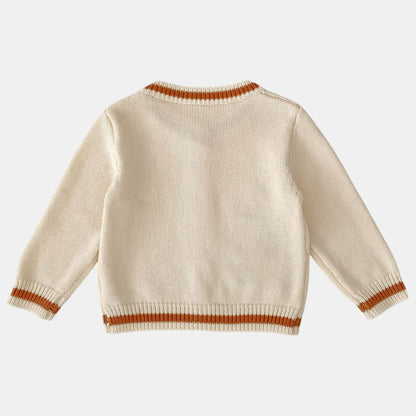 Bear House Cotton Knit Cardigan (3m-3yrs)