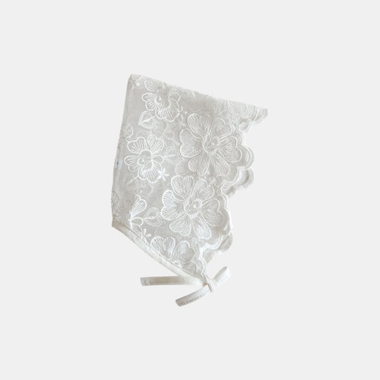 Begonia Floral Lace Baby Bonnet (0m-3yrs)