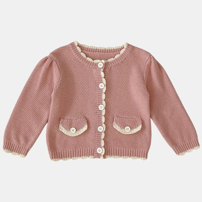 Betty Cotton Knit Cardigan (3m-3yrs)