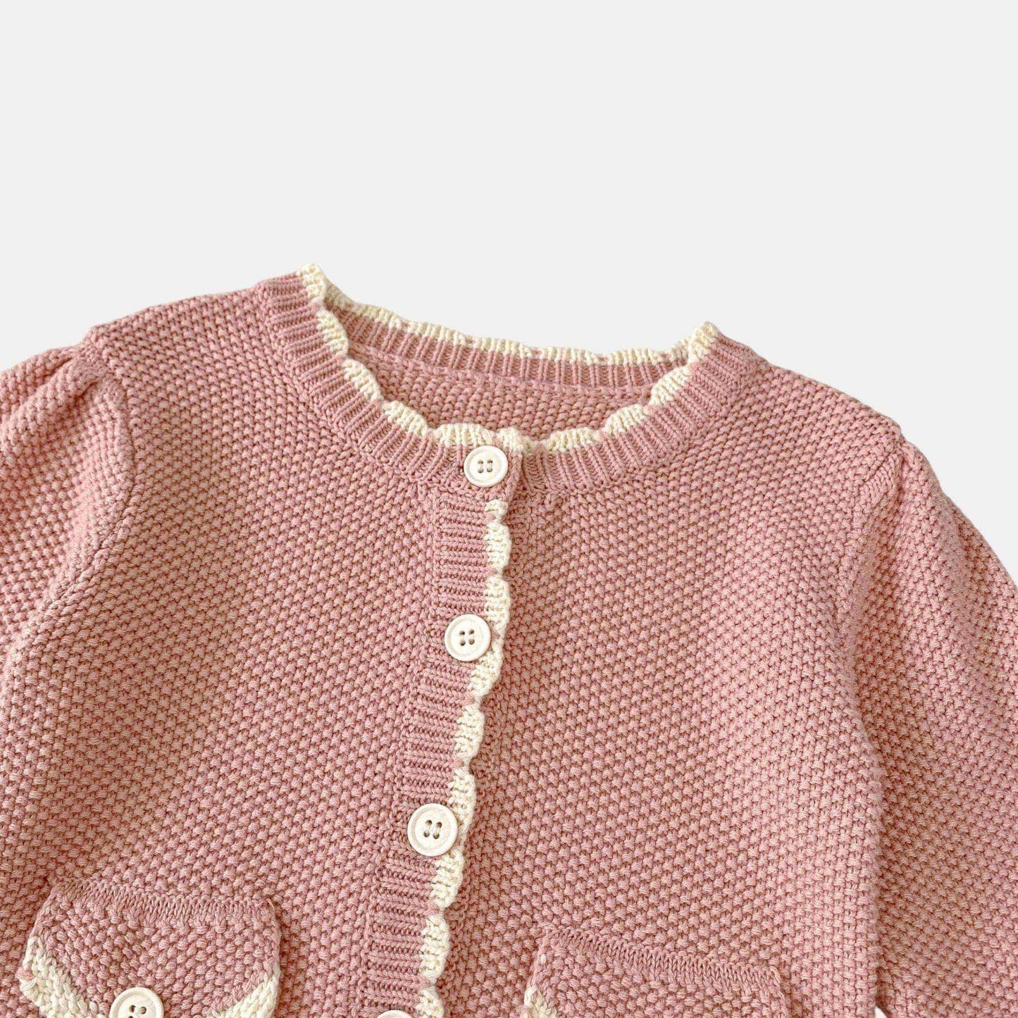 Betty Cotton Knit Cardigan (3m-3yrs)
