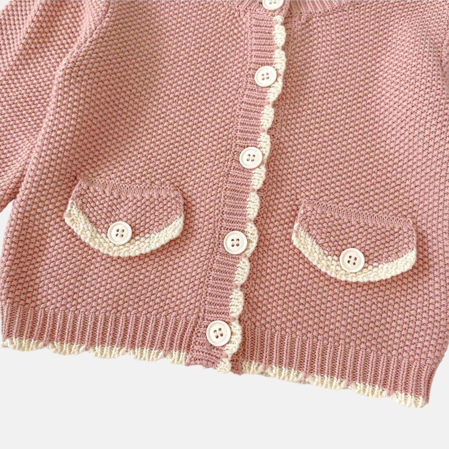 Betty Cotton Knit Cardigan (3m-3yrs)