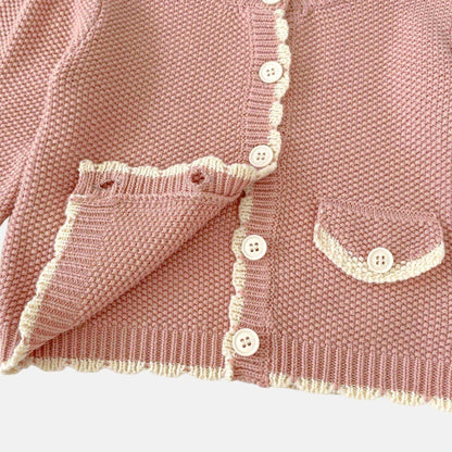 Betty Cotton Knit Cardigan (3m-3yrs)