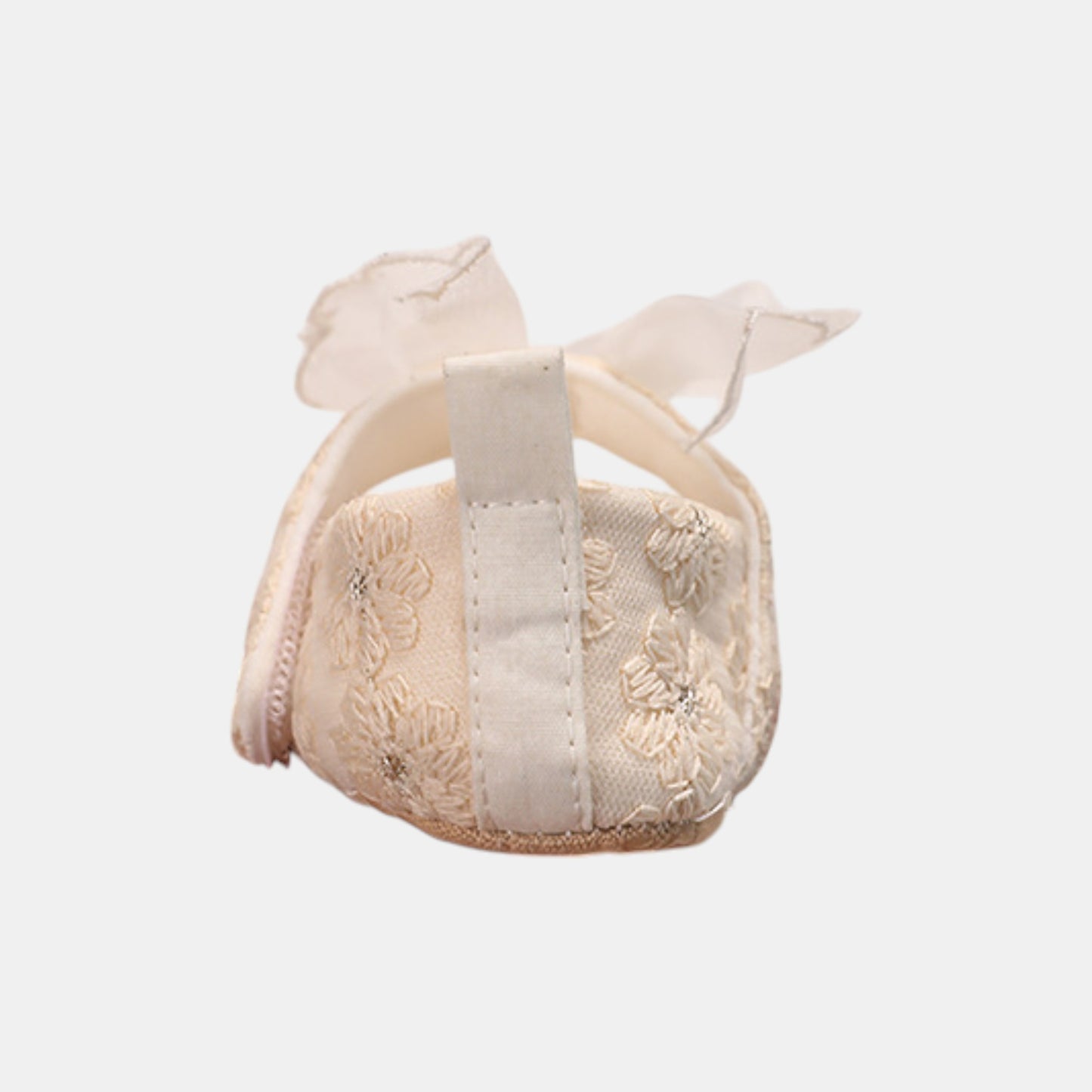 Blossom Bow Embroidered Baby Shoes (11-13cm)