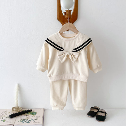 Bow Academy Cotton Lounge Set (6m-4yrs)