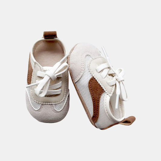 Breathable Mesh Baby Sneakers, Brown (11-13cm)