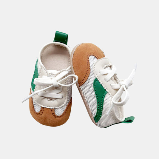 Breathable Mesh Baby Sneakers, Green (11-13cm)
