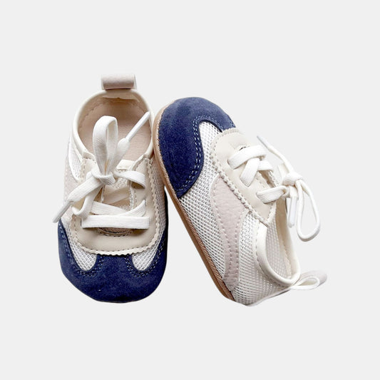 Breathable Mesh Baby Sneakers, Navy (11-13cm)