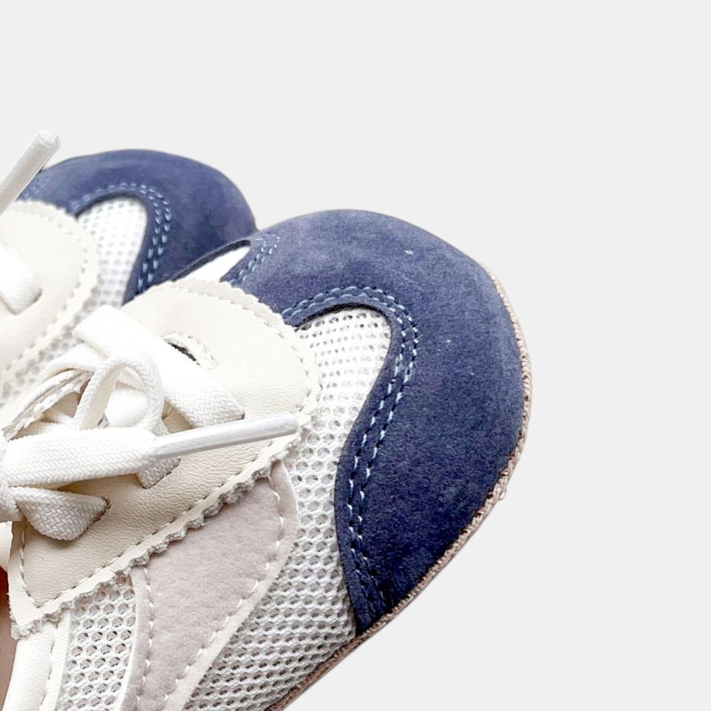 Breathable Mesh Baby Sneakers, Navy (11-13cm)