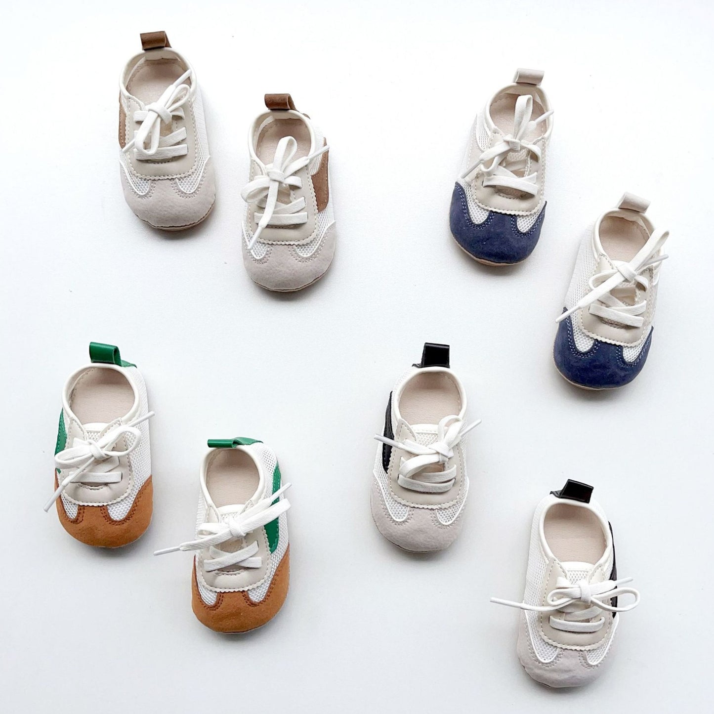 Breathable Mesh Baby Sneakers, Navy (11-13cm)