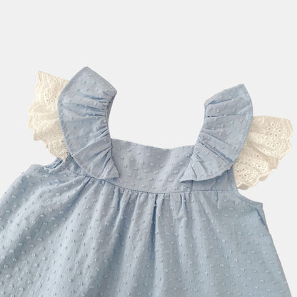 Bree Cotton Swiss Dot Set (6m-4yrs)
