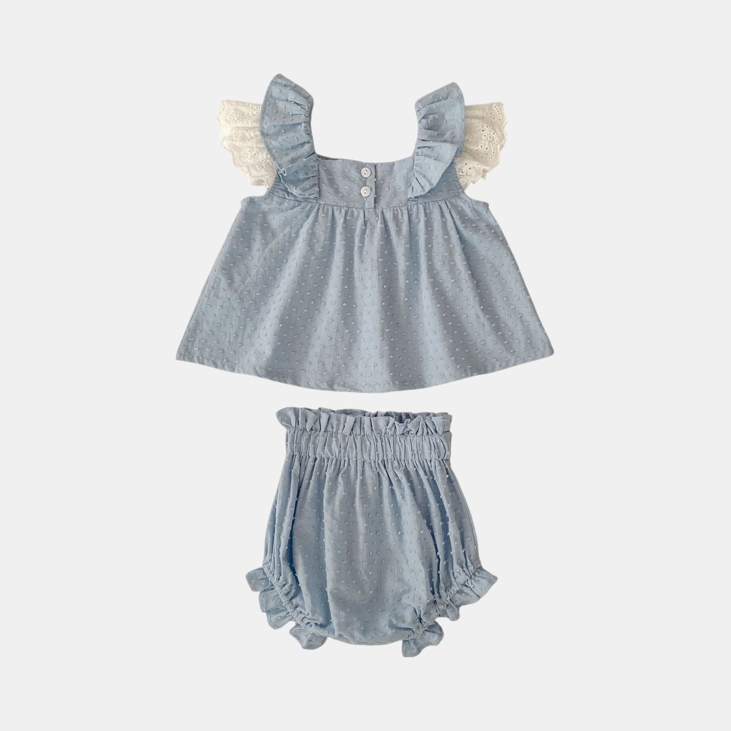 Bree Cotton Swiss Dot Set (6m-4yrs)
