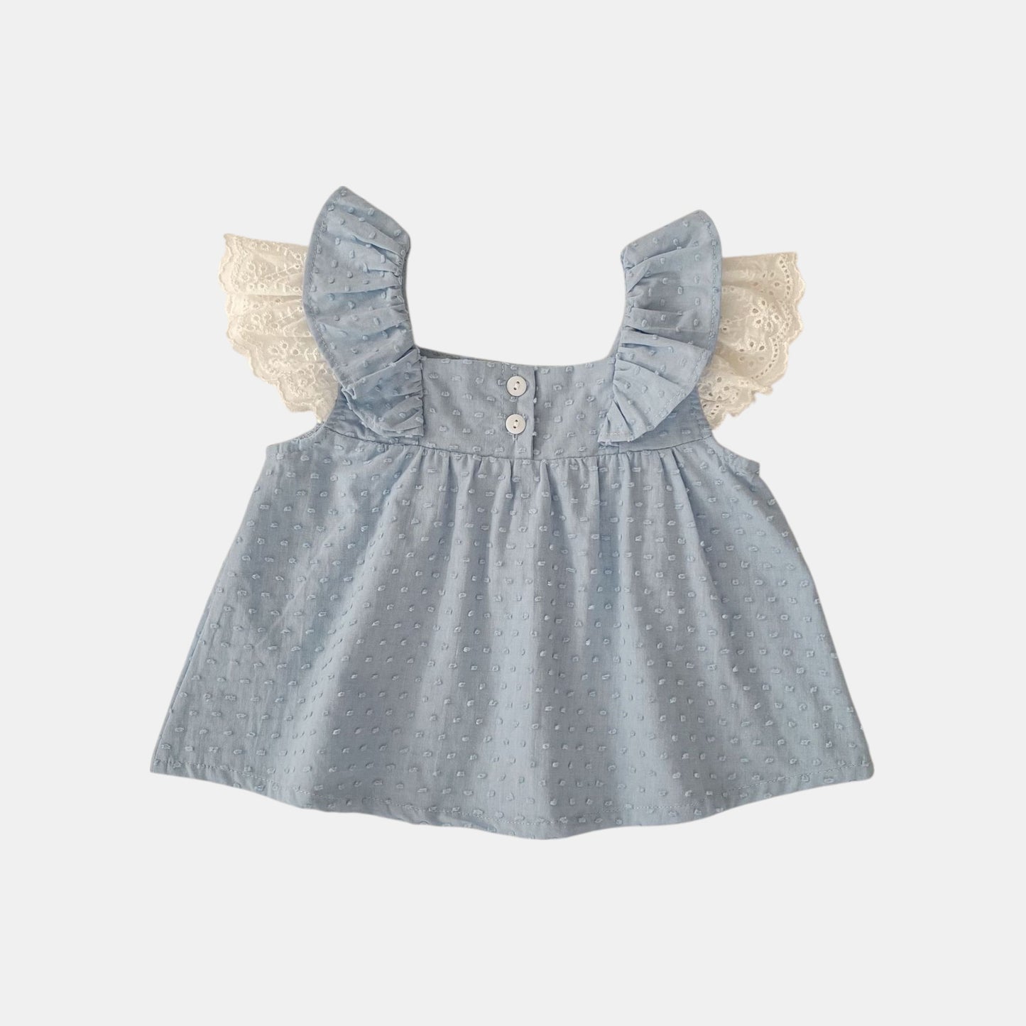 Bree Cotton Swiss Dot Set (6m-4yrs)