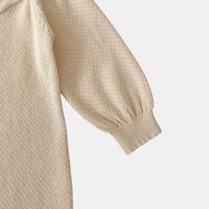 Bria Embroidered Cotton Knit Romper (3m-24m)