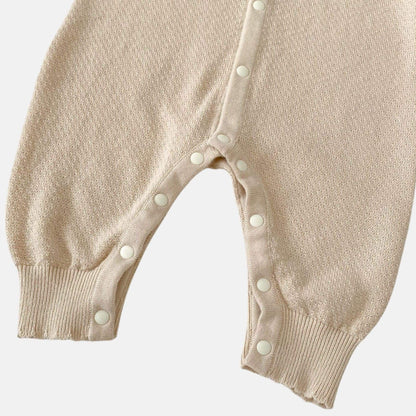 Bria Embroidered Cotton Knit Romper (3m-24m)