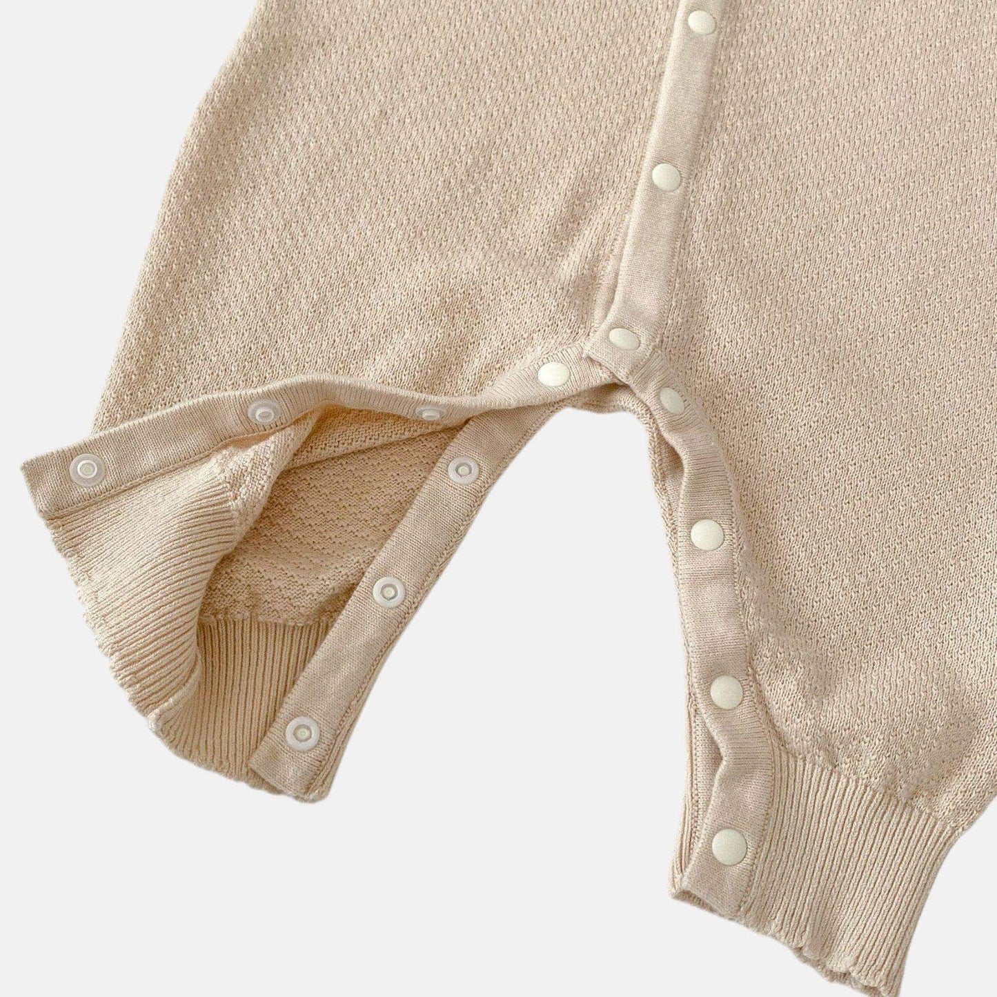 Bria Embroidered Cotton Knit Romper (3m-24m)