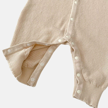 Bria Embroidered Cotton Knit Romper (3m-24m)