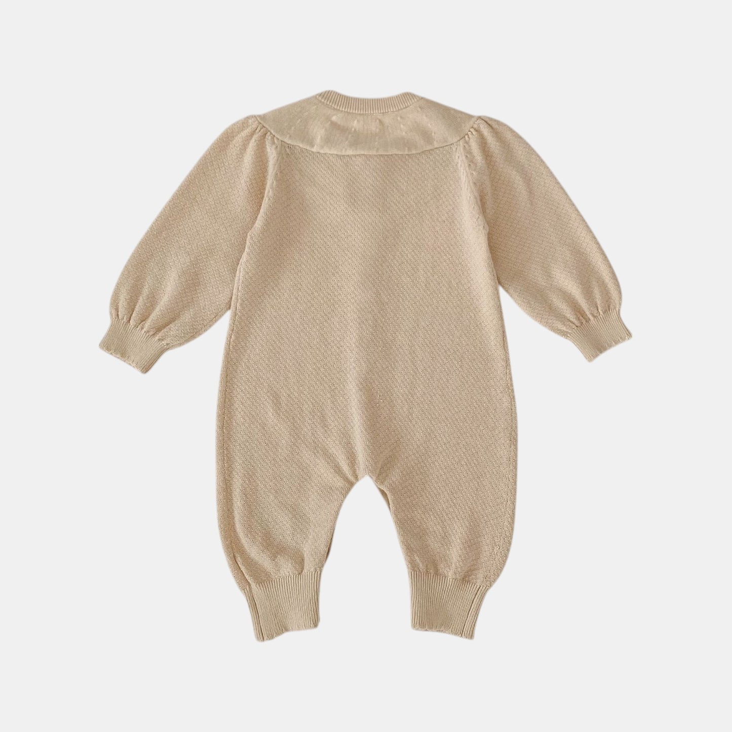 Bria Embroidered Cotton Knit Romper (3m-24m)