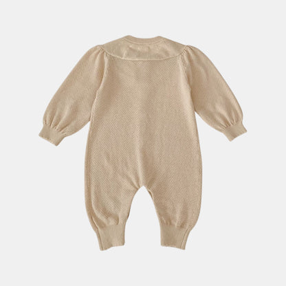 Bria Embroidered Cotton Knit Romper (3m-24m)