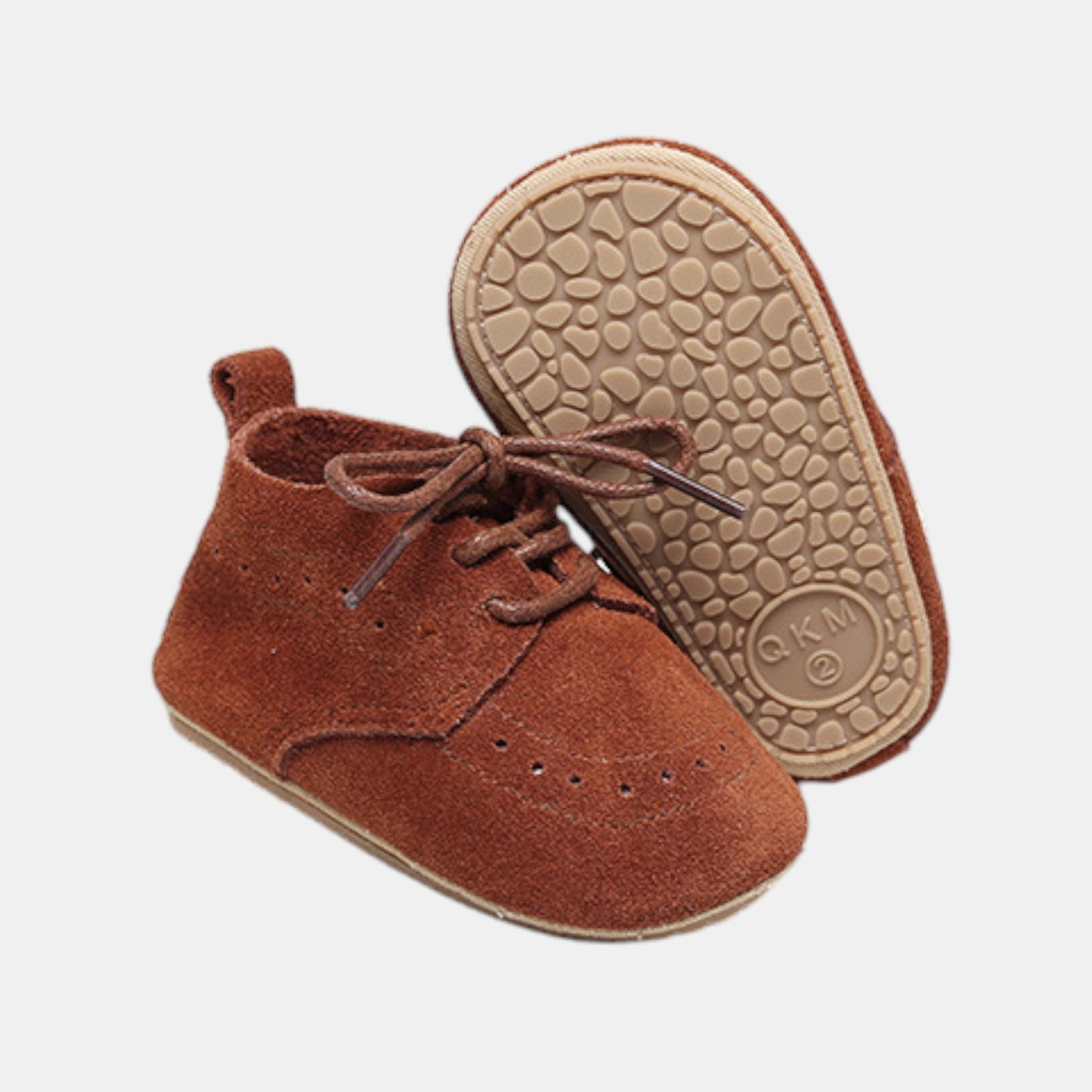 Brown Suede Baby Boots (11-13cm)