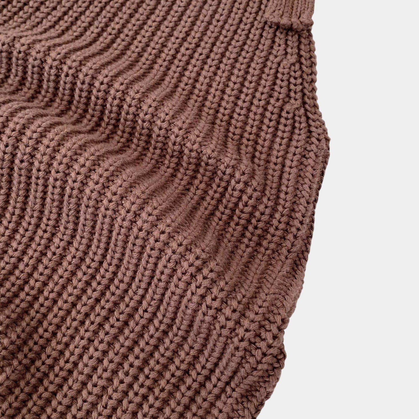 Bruna Cosy Knit Overalls - Brown (3m-3yrs)