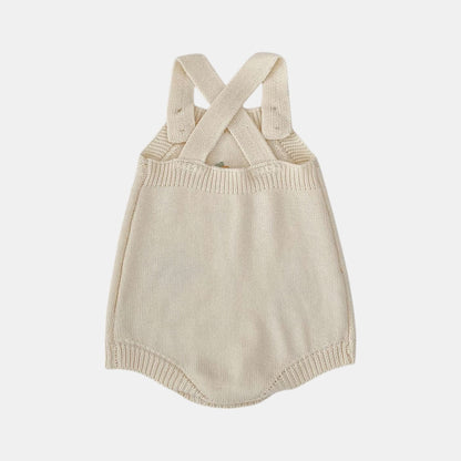 Carrot Patch Cotton Knit Romper (3m-24m)