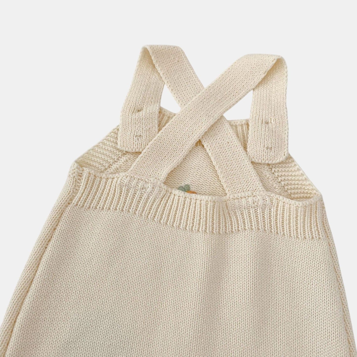 Carrot Patch Cotton Knit Romper (3m-24m)