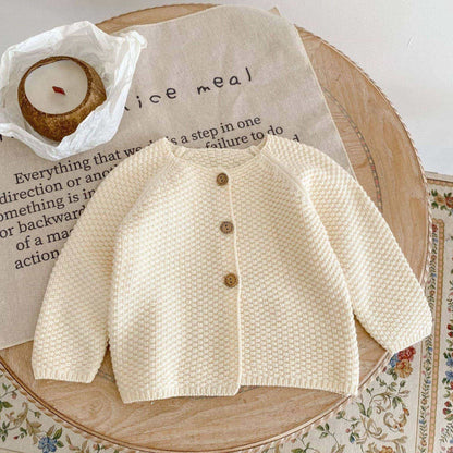 Casey Essential Cotton Knit Cardigan (3m-3yrs)