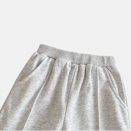 Cheeky Bear Cotton Hoodie Set, Grey (6m-4yrs)