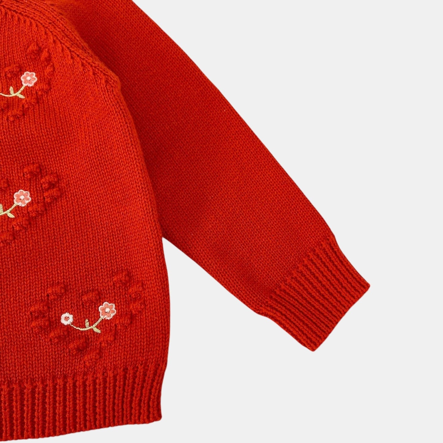 Cherish Heart Cotton Knit Cardigan (3m-3yrs)