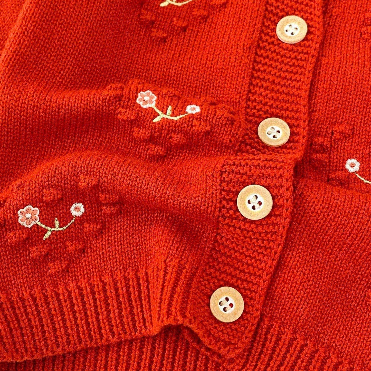 Cherish Heart Cotton Knit Cardigan (3m-3yrs)
