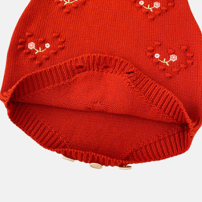 Cherish Heart Cotton Knit Romper (3m-3yrs)