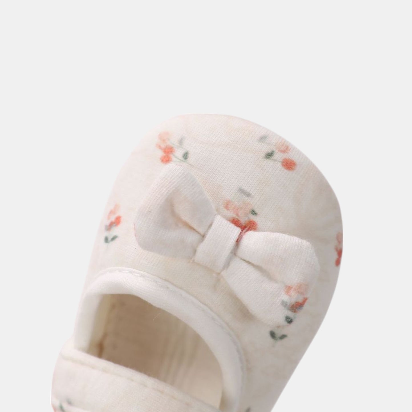 Cherry Bow Cotton Baby Shoes (11-13cm)