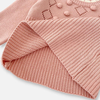 Chloe Pom Cotton Knit Set (3m-3yrs)