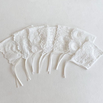 Chrysanthemum Floral Lace Baby Bonnet (0m-3yrs)