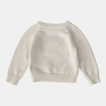 Clara Halo Cotton Knit Sweater (3m-3yrs)