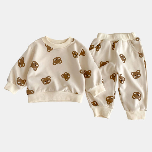 Cosy Bear Cotton Lounge Set (3m-3yrs)