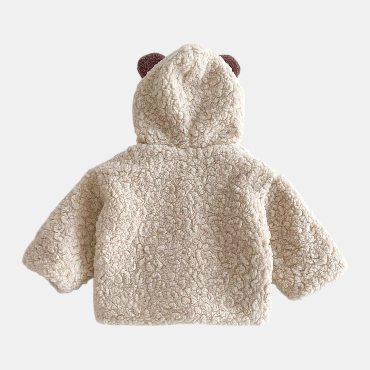 Cosy Bear Plush Hooded Jacket (6m-4yrs)