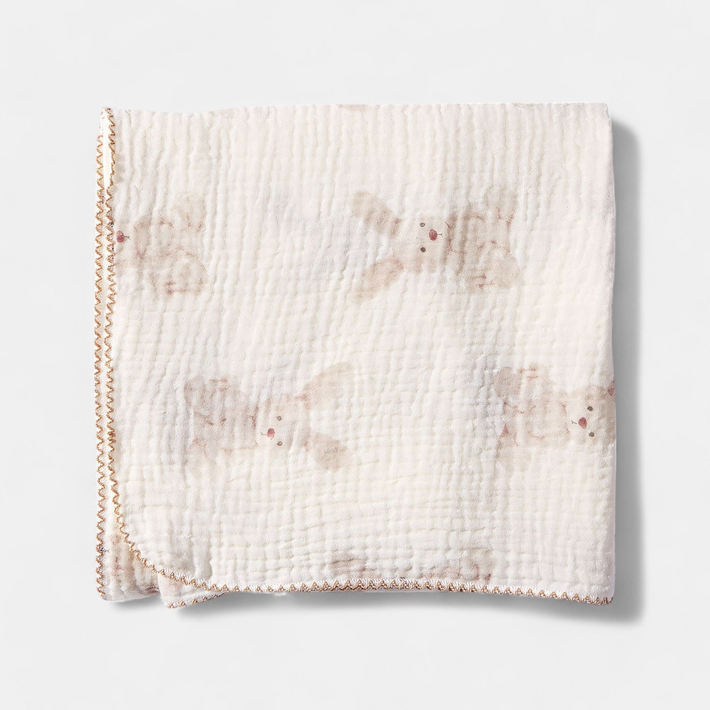 Cotton Gauze Bath Towel, Bunny