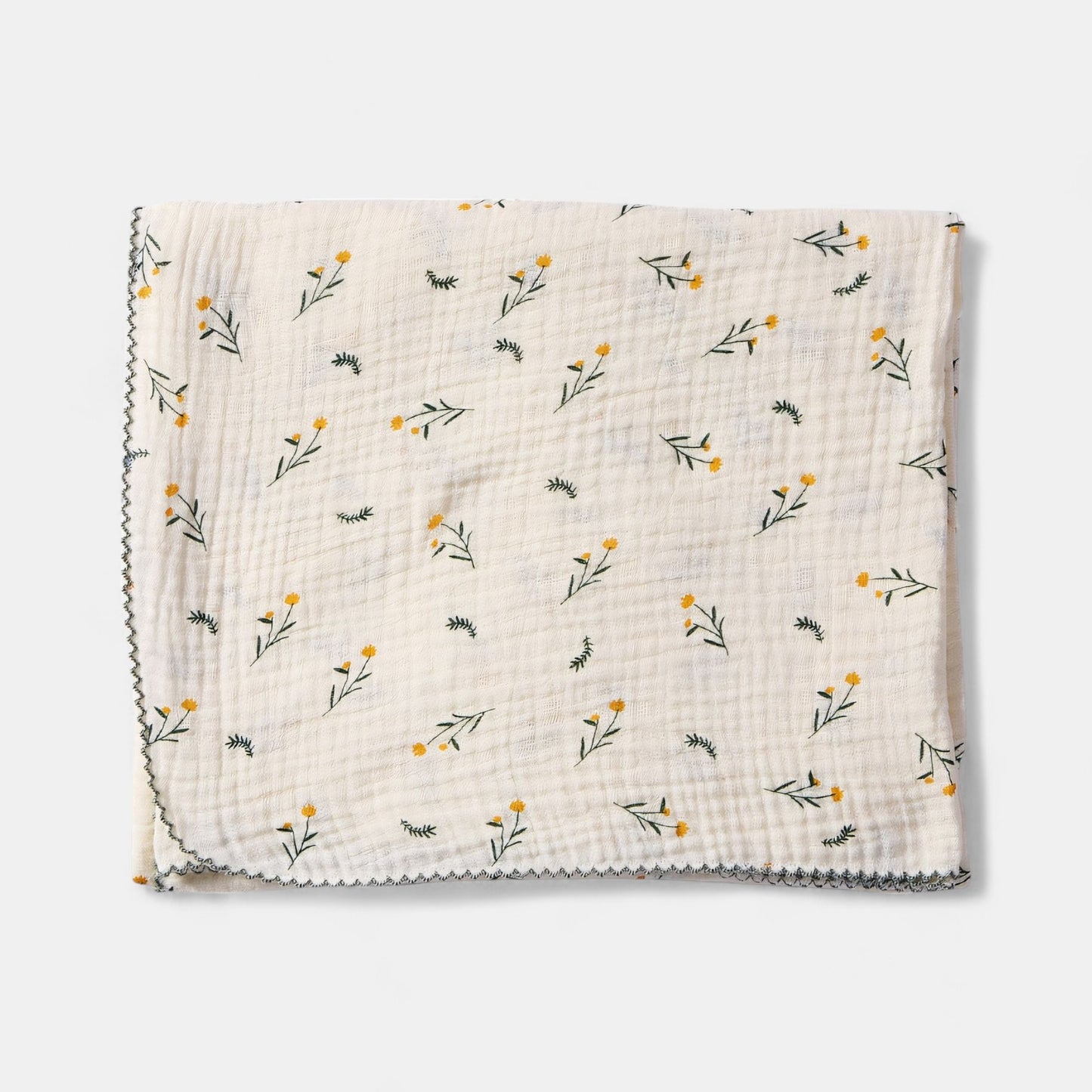 Cotton Gauze Bath Towel, Marigold Blossoms