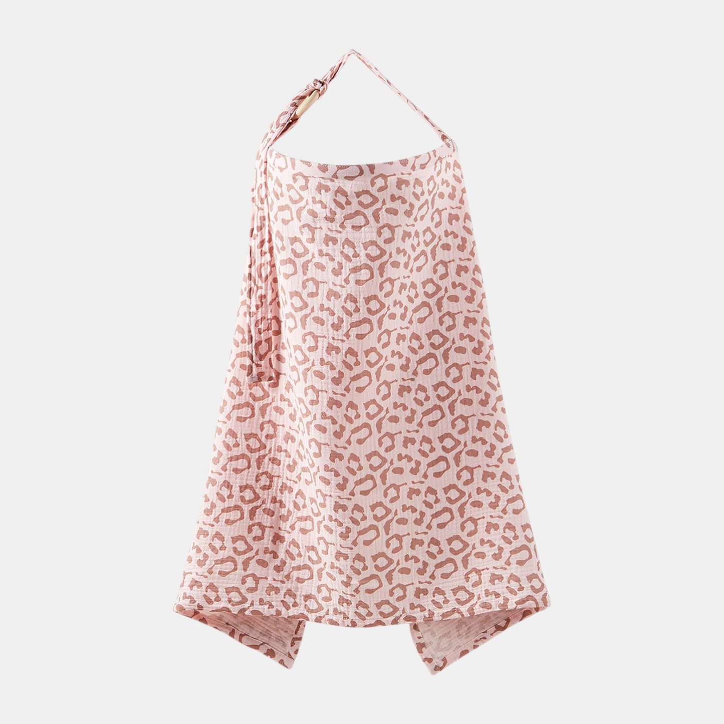 Cotton Gauze Nursing Cover, Pink Leopard - Bambisserie
